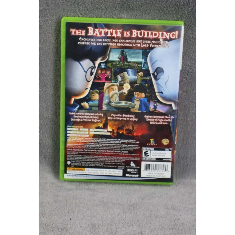 LEGO Harry Potter Years 5-7‎ Microsoft Xbox 360 Video Game Complete E10+ Kids